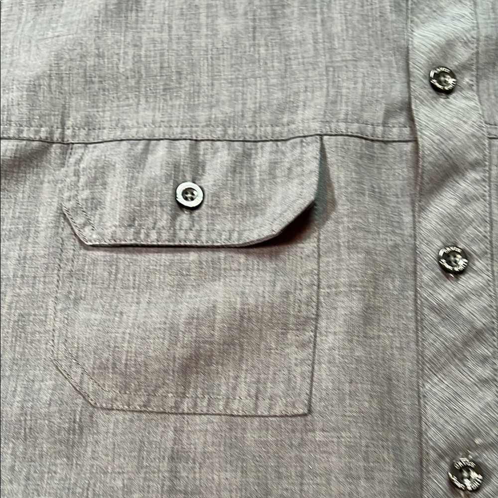 Orvis Short Sleeve Button Up Shirt Fishing Utility Pockets Gray XL - Picture 4 of 9